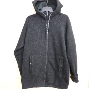 Outdoor Research Womens Flurry Fleece Size M Jacket Hooded Wool Blend‎ Pockets